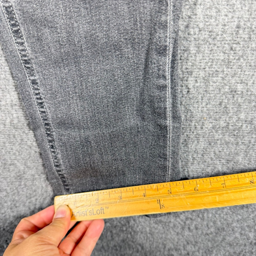 Nudie Jeans Co Womens Hightop Tilde Gray Slim Fit Denim Jeans Faded Wash 32x30 - Picture 8 of 16